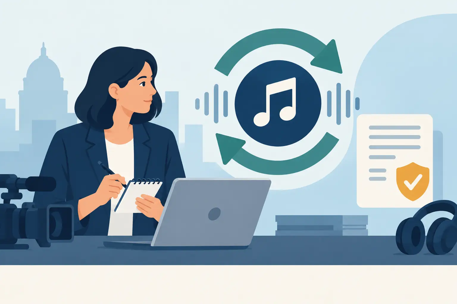 Can Journalists Reuse Tracks? Licensing Rules