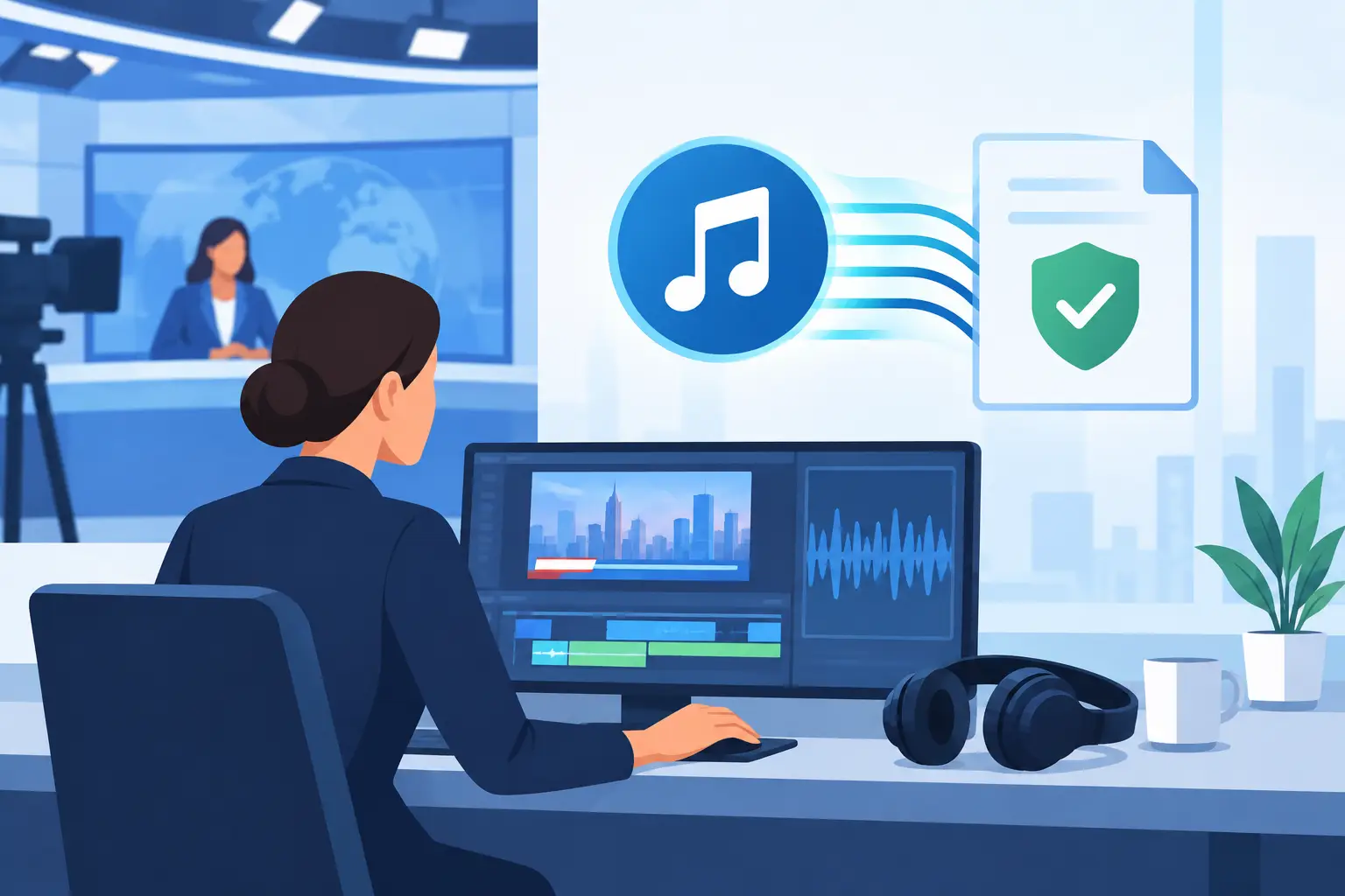 How to License Newsroom Music Without Delays