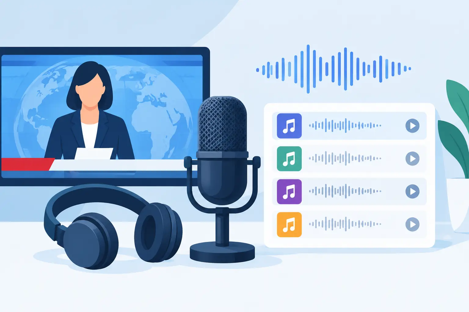 How to Select Voiceover Music for News Videos